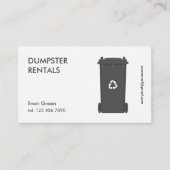 Dumpster Visitekaartje (Voorkant)