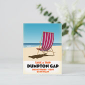Dumpton Gap Broadstairs Kent zeeposter Briefkaart (Staand voorkant)