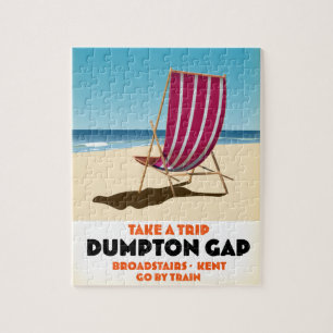 Dumpton Gap Broadstairs Kent zeeposter Legpuzzel