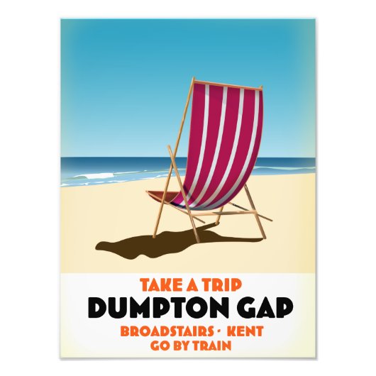 Dumpton Gap Broadtrap Kent seaway poster (Voorkant)