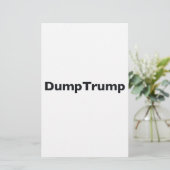 DumpTrump Briefpapier (Staand voorkant)