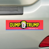 DumpTrump-Bumpersticker Bumpersticker (Op auto)