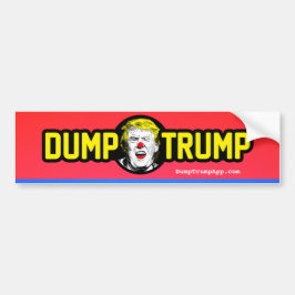DumpTrump-Bumpersticker Bumpersticker
