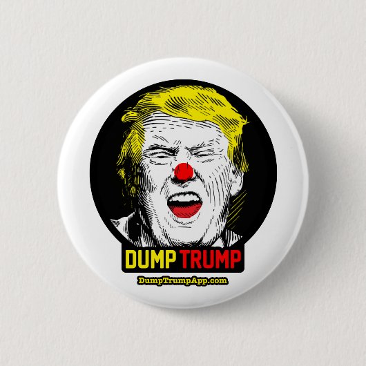 DumpTrump-Button Ronde Button 5,7 Cm (Voorkant)
