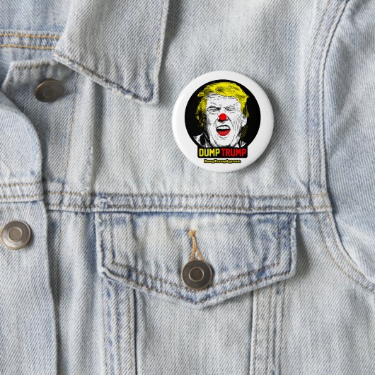DumpTrump-Button Ronde Button 5,7 Cm (In situ)