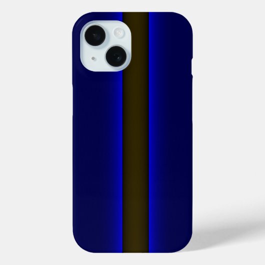 Dun blauwe lijn politie Case-Mate iPhone case (Achterkant)