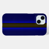 Dun blauwe lijn politie Case-Mate iPhone case (Achterkant (horizontaal))