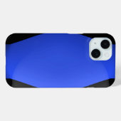 Dun blauwe lijn politie Case-Mate iPhone case (Achterkant (horizontaal))