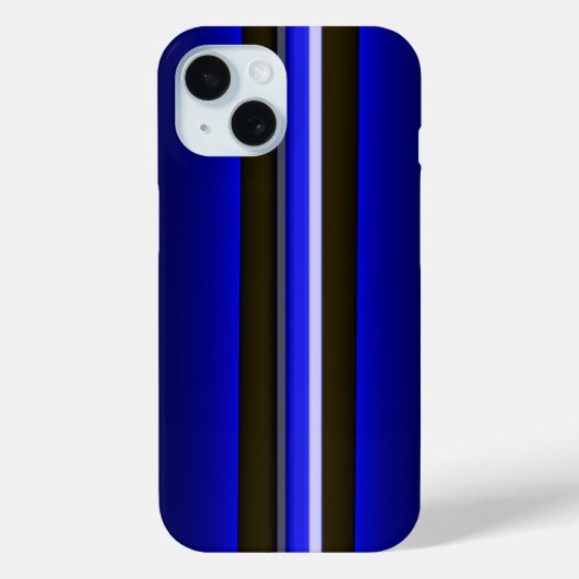 Dun blauwe lijn politie Case-Mate iPhone case (Achterkant)