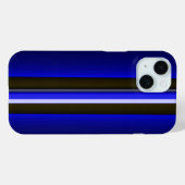 Dun blauwe lijn politie Case-Mate iPhone case (Achterkant (horizontaal))