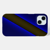 Dun blauwe lijn politie Case-Mate iPhone case (Achterkant (horizontaal))