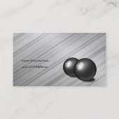 Dun Blue Line - de Muur van het Ijzer en Ballen Visitekaartje (Achterkant)