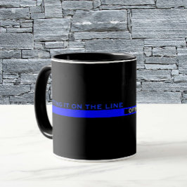 Dun Blue Line Police Appreciation met Name Mok