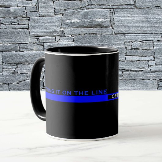 Dun Blue Line Police Appreciation met Name Mok