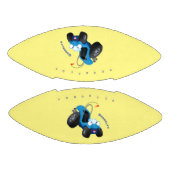 Dun buggy off road vehicle cartoon american football (Panelen)