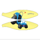 Dun buggy off road vehicle cartoon basketbal (Panelen)