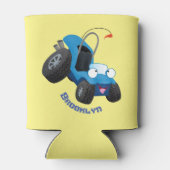 Dun buggy off road vehicle cartoon blikjeskoeler (Achterkant)