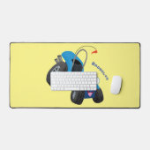 Dun buggy off road vehicle cartoon bureaumat (Keyboard & Muis)
