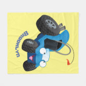 Dun buggy off road vehicle cartoon fleece deken (Voorkant (Horizontaal))