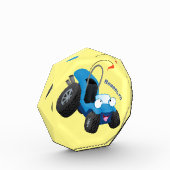 Dun buggy off road vehicle cartoon fotoblokken (Links)