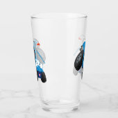 Dun buggy off road vehicle cartoon glas (Links)