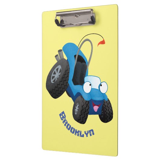 Dun buggy off road vehicle cartoon klembord (Links)