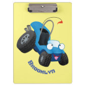 Dun buggy off road vehicle cartoon klembord (Voorkant)