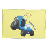 Dun buggy off road vehicle cartoon kussensloop (Achterkant)