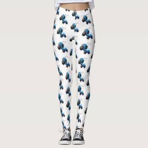 Dun buggy off road vehicle cartoon leggings