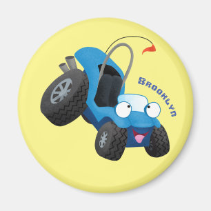 Dun buggy off road vehicle cartoon magneet