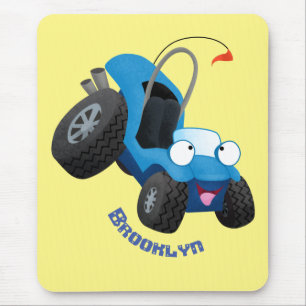 Dun buggy off road vehicle cartoon muismat