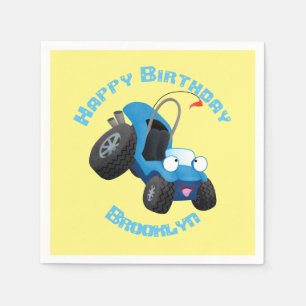 Dun buggy off road vehicle cartoon servet