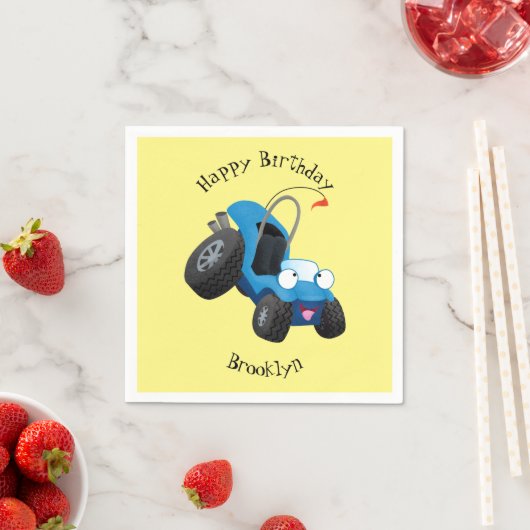 Dun buggy off road vehicle cartoon servet (Insitu)