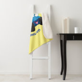 Dun buggy off road vehicle cartoon sherpa deken (In situ)