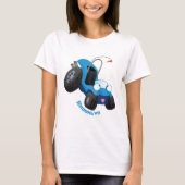 Dun buggy off road vehicle cartoon t-shirt (Voorkant)
