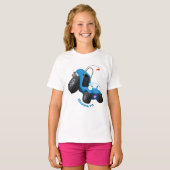 Dun buggy off road vehicle cartoon t-shirt (Voorkant volledig)