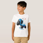 Dun buggy off road vehicle cartoon t-shirt (Voorkant volledig)