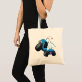 Dun buggy off road vehicle cartoon tote bag (Voorkant (product))