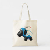 Dun buggy off road vehicle cartoon tote bag (Achterkant)