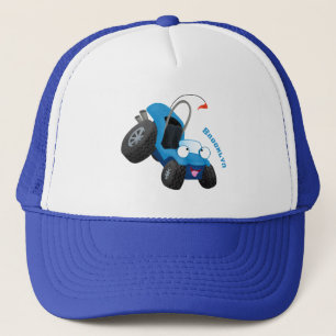 Dun buggy off road vehicle cartoon trucker pet