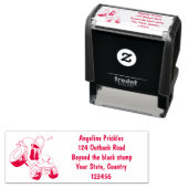 Dun buggy off road vehicle cartoon  zelfinktende stempel (In situ)