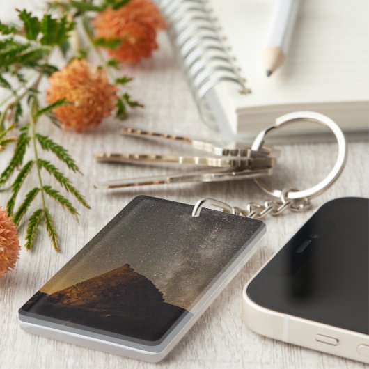 Dun Carloway Broch, dubbelzijdig, sleutelring. Sleutelhanger (Voorkant Rechts)