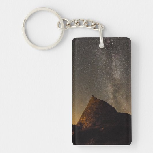 Dun Carloway Broch, dubbelzijdig, sleutelring. Sleutelhanger (Voorkant)