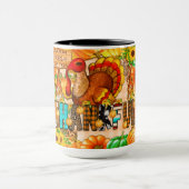 Dun Dankbare Tumbler Sublimatie - Dankdag Mok (Midden)