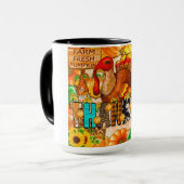 Dun Dankbare Tumbler Sublimatie - Dankdag Mok (Voorkant links)