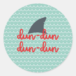Dun Dun Shark Sticker | haaienvin
