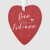 Dùn Èideann Flag Heart, Edinburgh Ornament (voorkant)