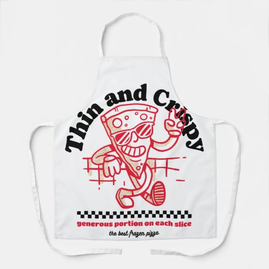 Dun en knapperig schort (Voorkant)