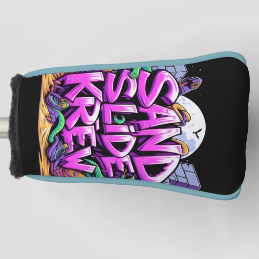 dun golfheadcover (Voorkant)