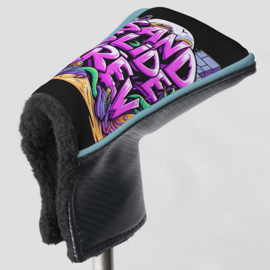 dun golfheadcover (3/4 voorkant)